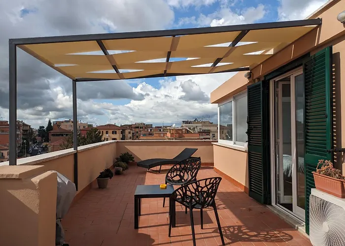 Casetta Sole, Superattico Con Terrazzo Vicino San Pietro, New Appartement Rome